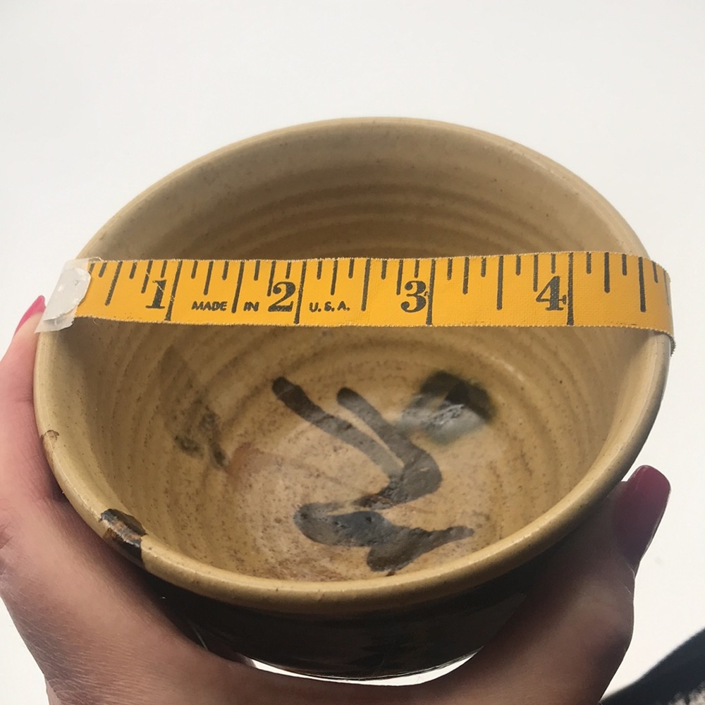 VTG Signed & Dated Studio Art Pottery‎ Bowl - Picture 7 of 8